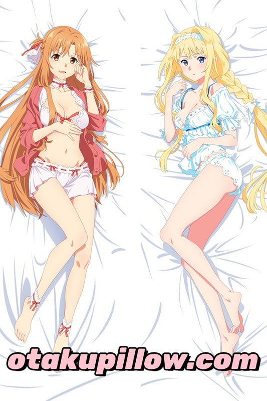 Sword Art Online Yuuki Asuna & Alice Zuberg Body Pillow