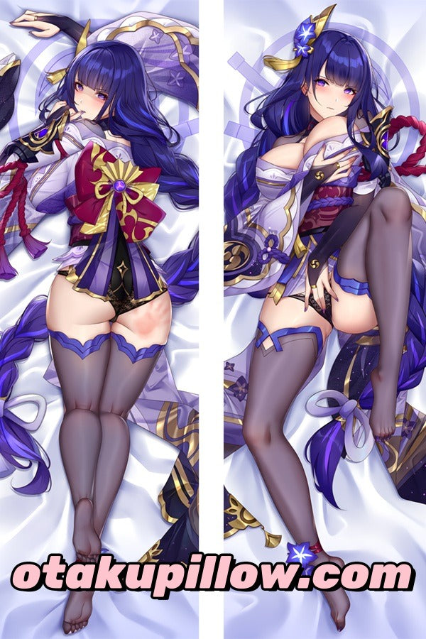 Coussin câlin animé Genshin Impact Raiden Shogun Baal