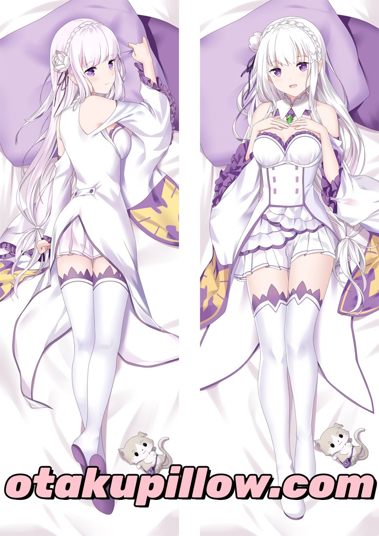 Re:Zero Emilia Waifu Pillow