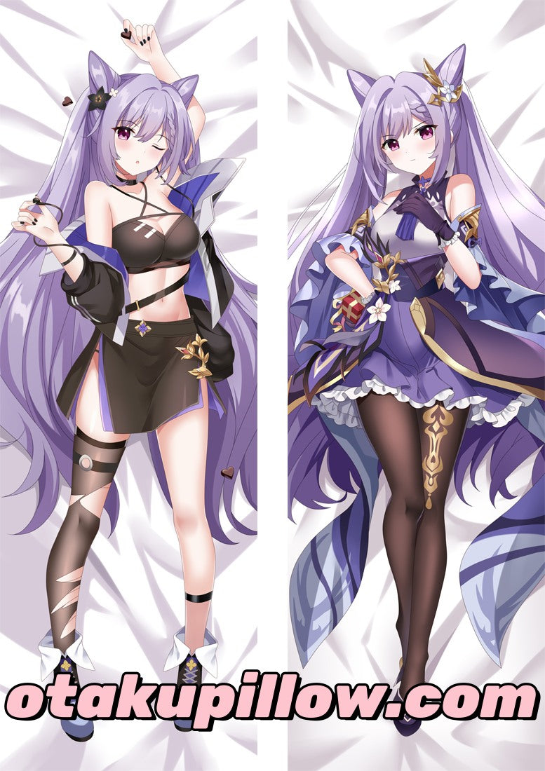 Genshin Impact Keqing Anime Hug Pillow