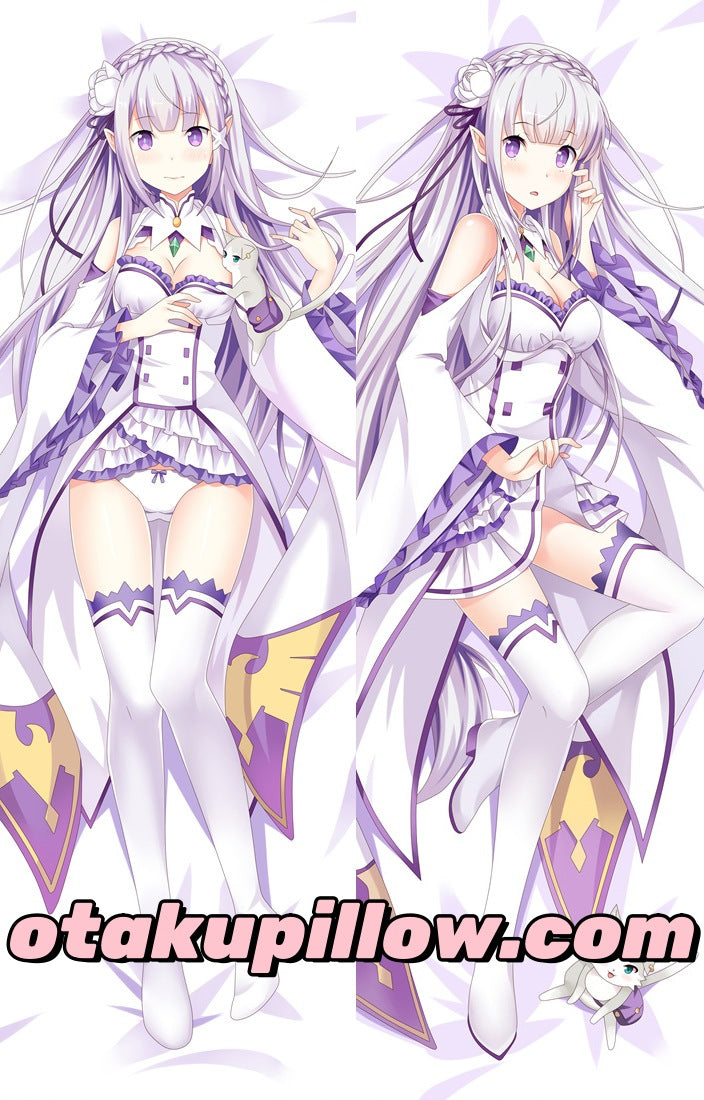 Re:Zero Emilia Custom Dakimakura Pillow
