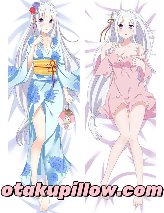 Re:Zero Emilia Kimono Body Pillow