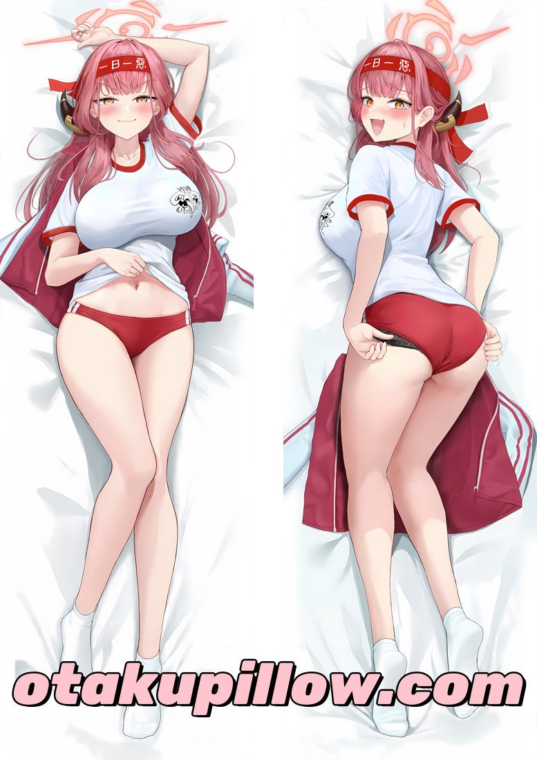 Blue Archive Rikuhachima Aru Body Pillow Print Detail - Fade-Resistant Aru Character Art