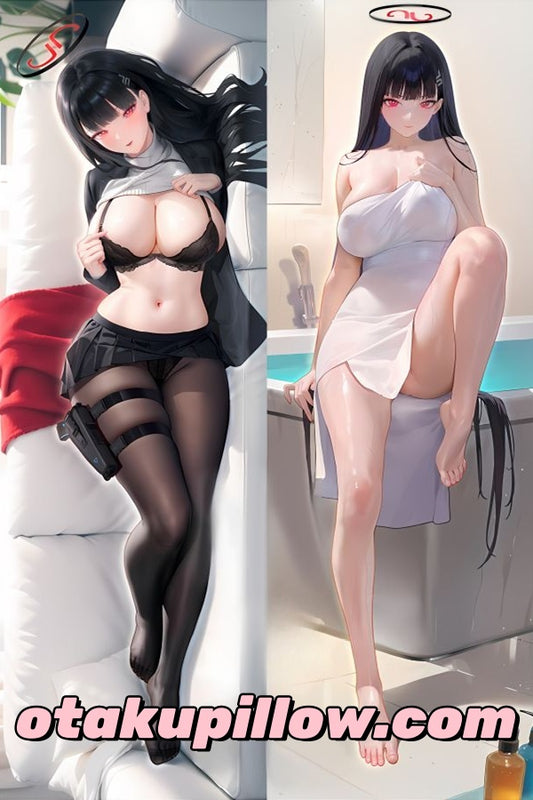 Seitenschläferkissen Tsukatsuki Rio aus blauem Archiv