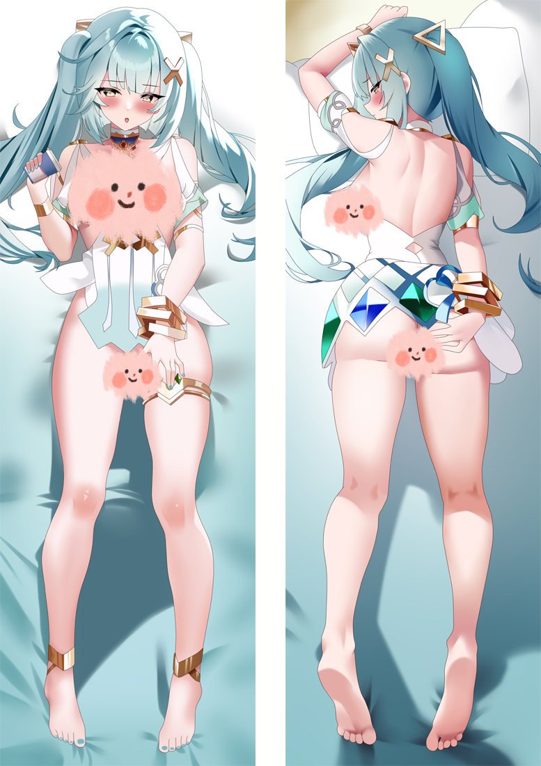 Genshin Impact Faruzan Nacktes Körperkissen