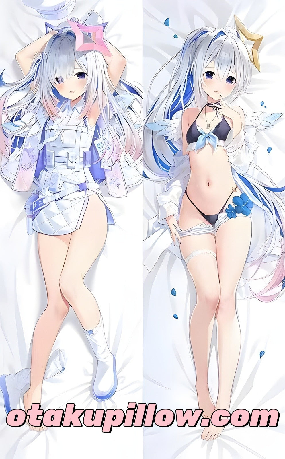 Hololive Amane Kanata Body Pillow Print Detail - Fade-Resistant VTuber Character Artwork