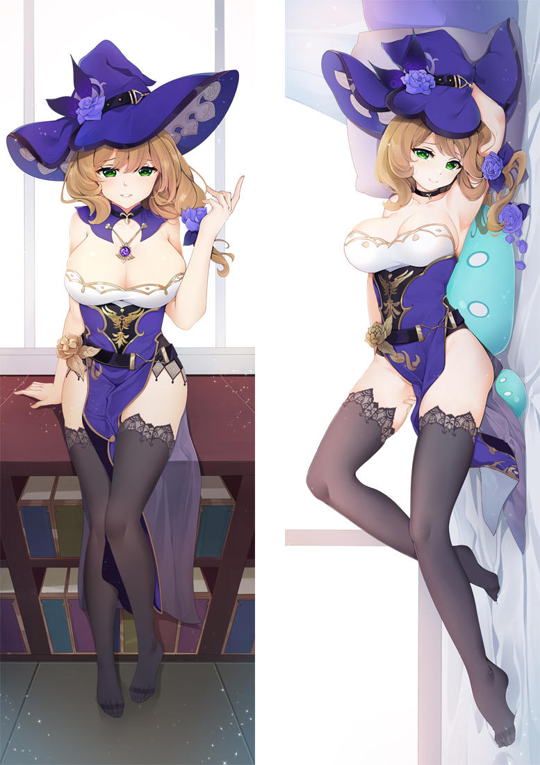Genshin Impact Lisa Minci - Full Body Pillow Cover