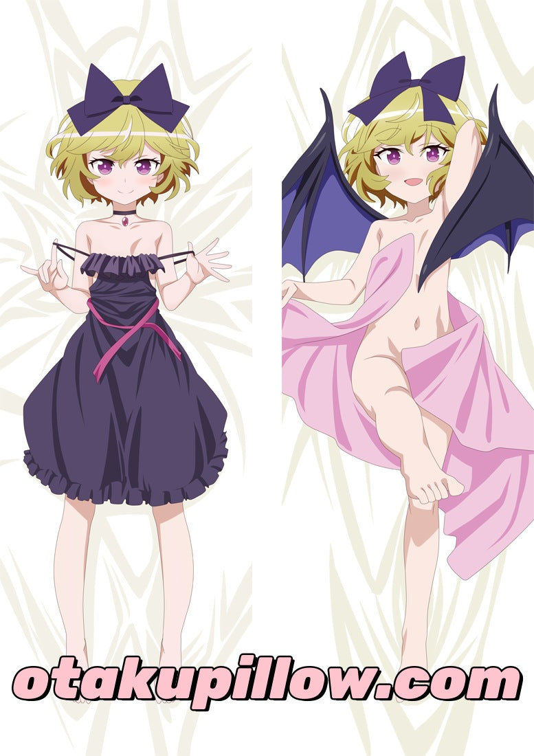 Ellie Dakimakura Print Detail - Fade-Resistant Purple Night Dress Artwork