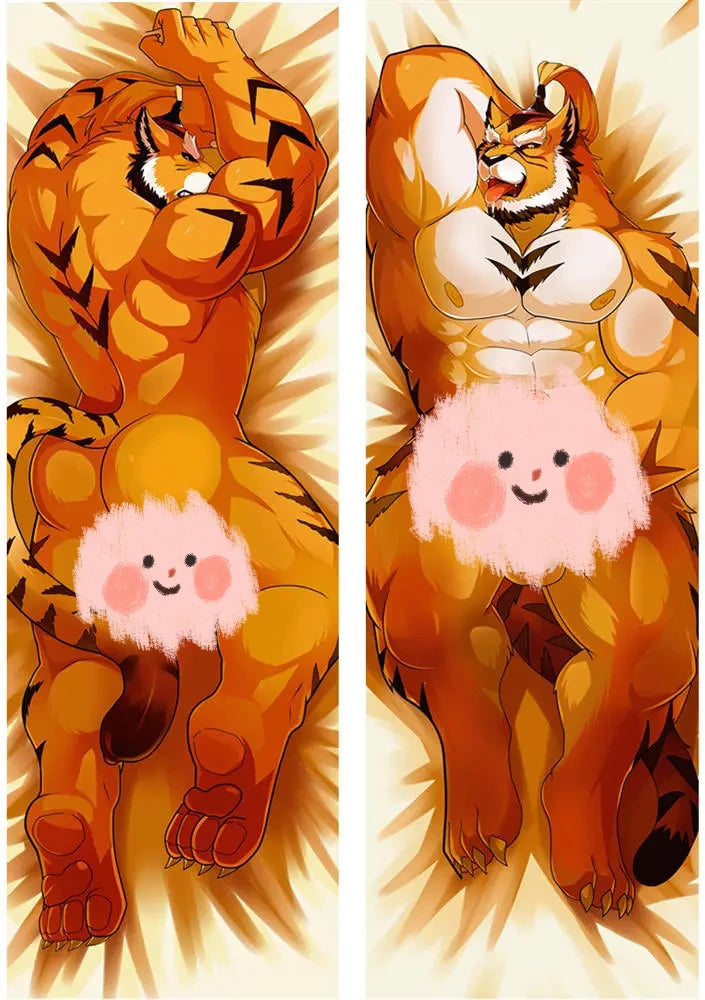 Pelziges Dakimakura-Kissen