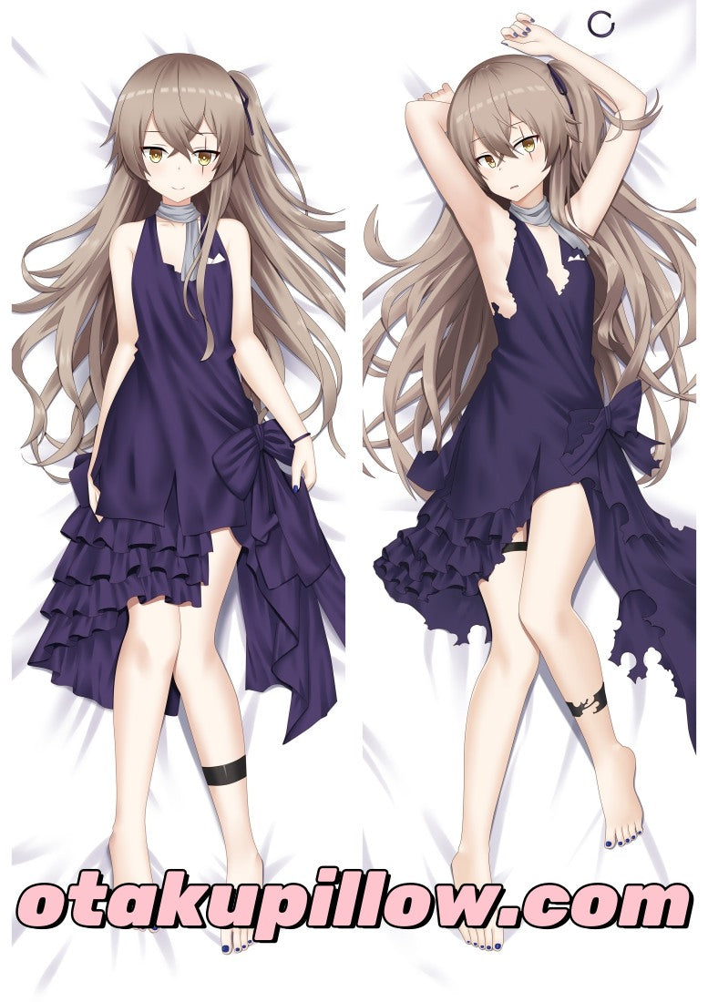 Girls' Frontline UMP45 Body Pillow - Double-Sided High Definition T-Doll Dakimakura (Evening Dress & Relaxed Ver)