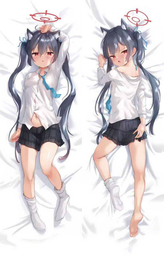 Oreiller bleu Archive Kuromi Serika Dakimakura