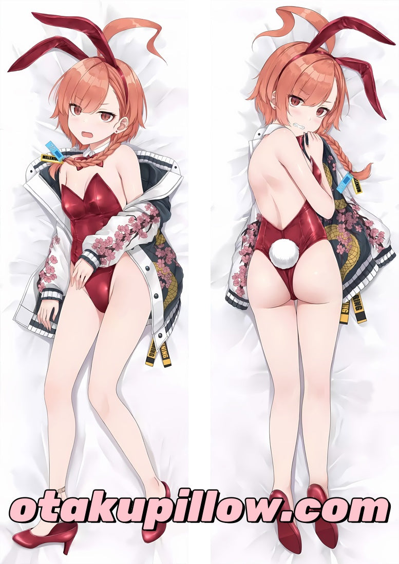 Blue Archive Mikamo Neru Body Pillow Print Detail - Fade-Resistant Neru Artwork