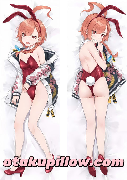Blue Archive Mikamo Neru Body Pillow Print Detail - Fade-Resistant Neru Artwork