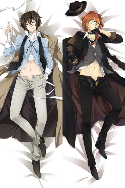 Bungo Stray Dogs Osamu Dazai &amp; Chuuya Nakahara Oreiller de corps Dakimakura