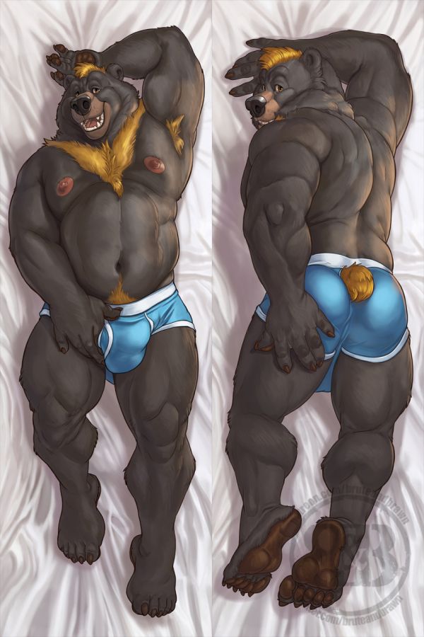 Furry Orcs Bear Body Pillow Orks