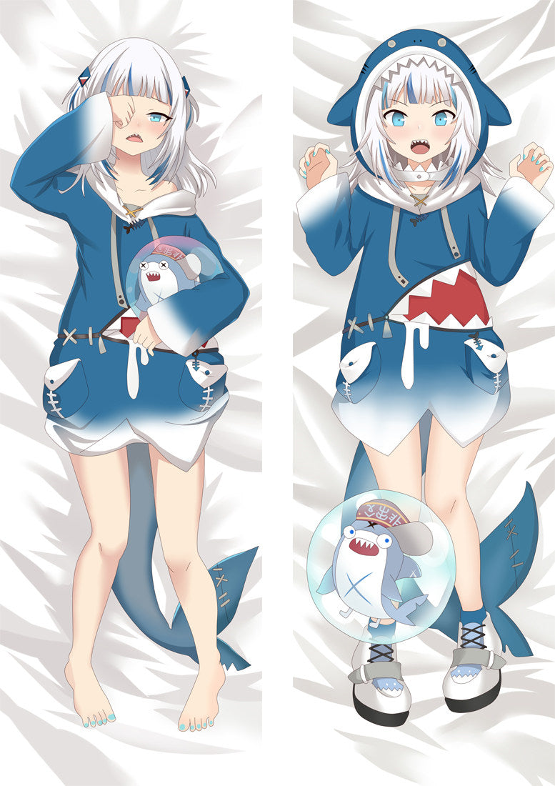 Hololive Virtual Gawr Gura Dakimakura Pillow VTuber