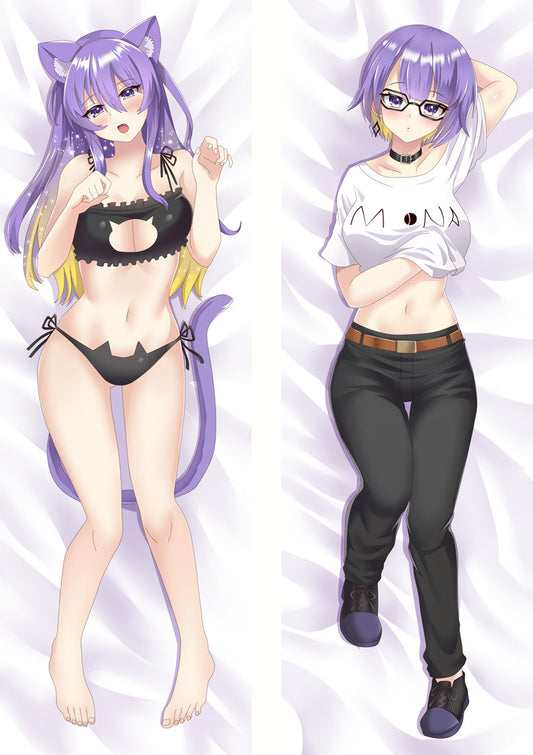 Hololive Virtual Nekomata Okayu Dakimakura Pillow VTuber