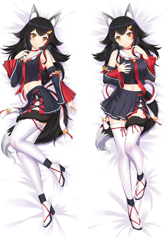 Hololive Virtual Ookami Mio Körperkissen Dakimakura VTuber