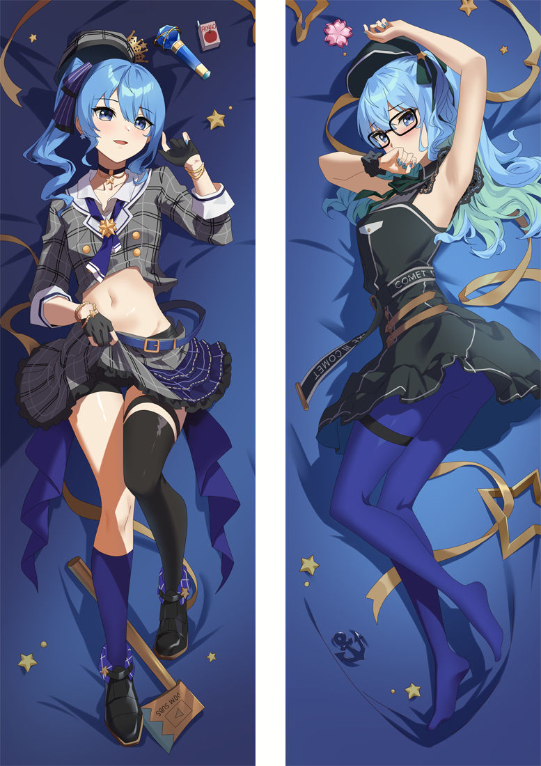 Hololive Virtual Yukihana Lamy Body Pillow VTuber