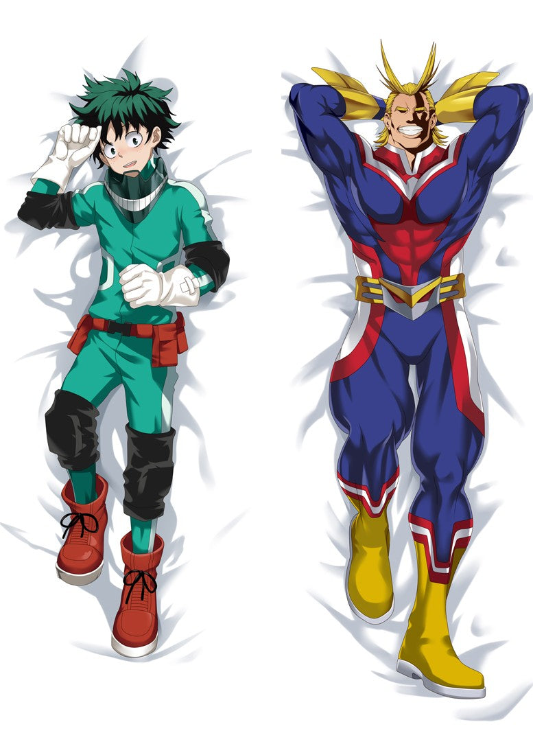 Oreiller Dakimakura My Hero Academia Izuku Midoriya et All Might