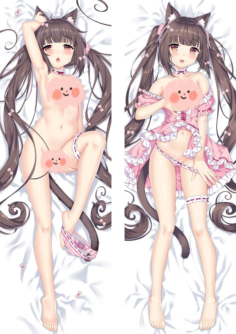 Oreiller Dakimakura Nekopara Chocola