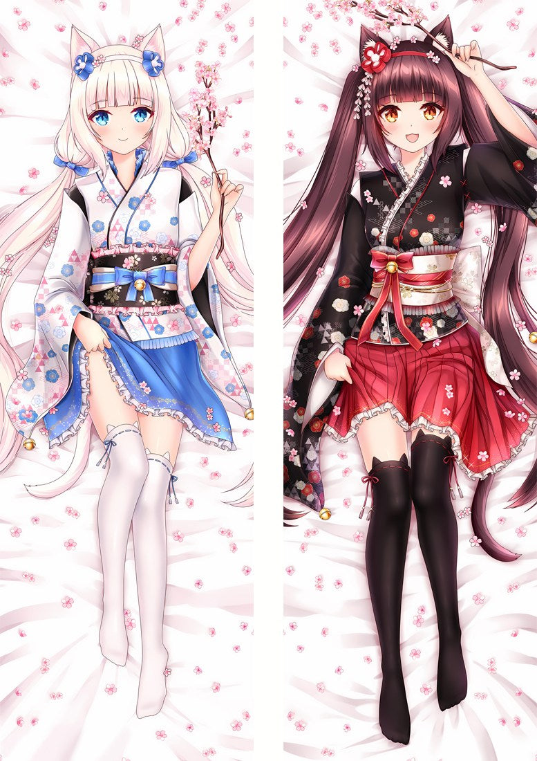 Oreiller Nekopara Vanille &amp; Chocola Dakimakura