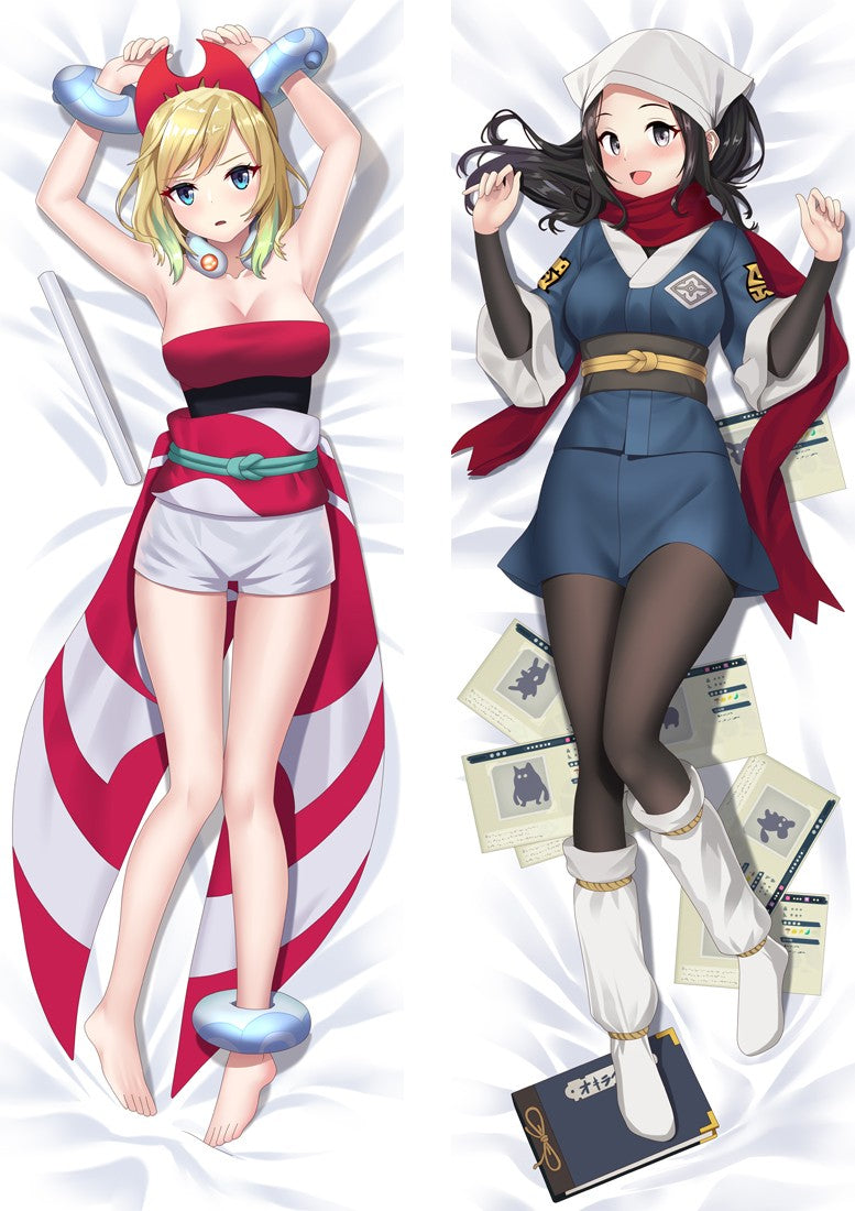 Pokémon Irida & Akari Dakimakura Body Pillow