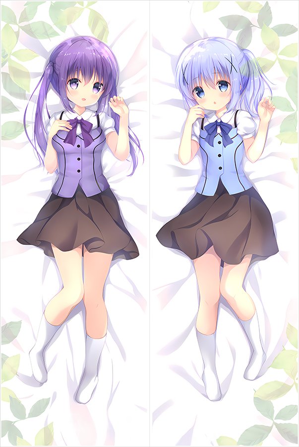 Rize Tedeza & Chino Kafuu Body Pillow