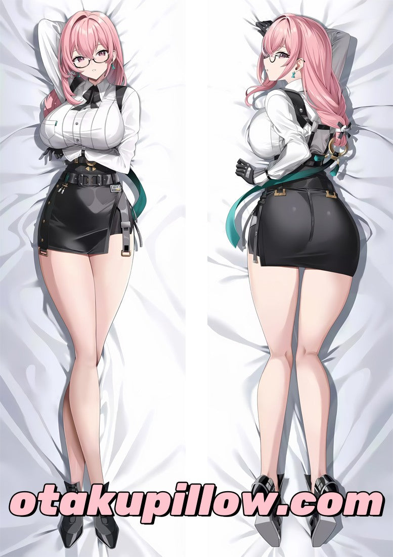 Zenless Zone Zero Tsukishiro Yanagi Body Pillow Print Detail 