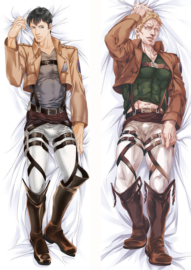 Bertholdt Hoover &amp; Reiner Braun - Anime Dakimakura Kissen