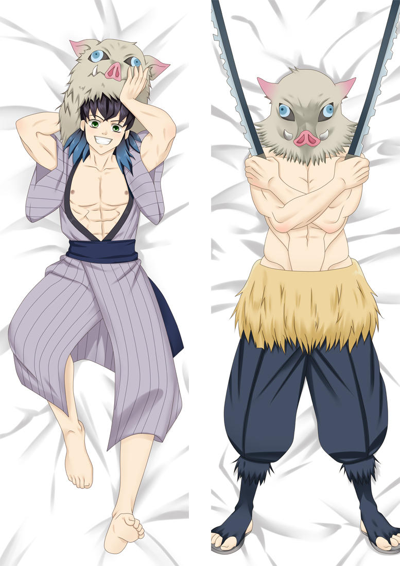 Demon Slayer Inosuke Hashibira - Dakimakura Waifu Body Pillow  