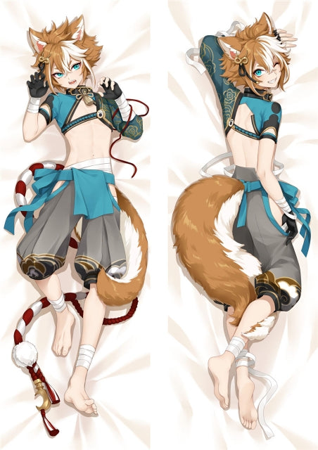 Oreiller de corps Genshin Impact Gorou Dakimakjura