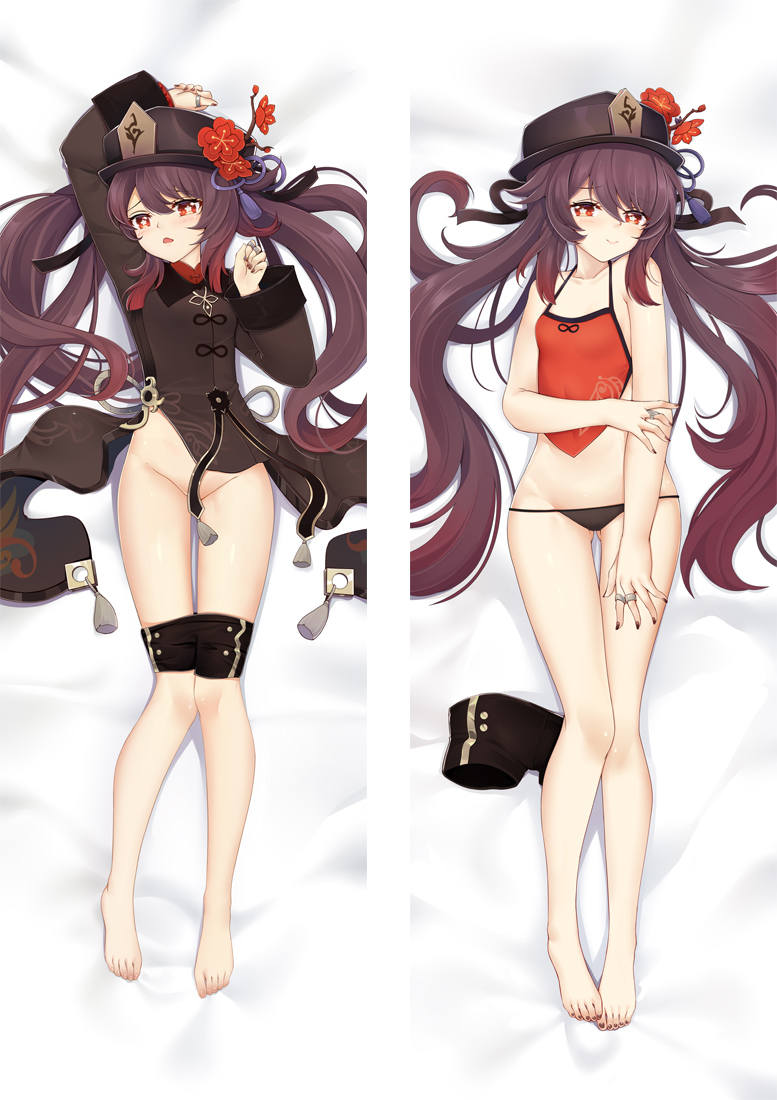 Genshin Impact Hu Tao - Waifu Pillow Cases 