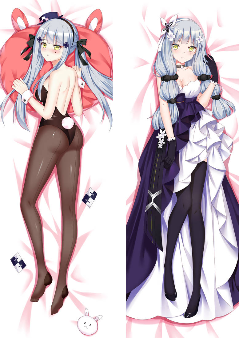 Oreiller de corps Dakimakura Anime Frontline HK416 pour filles