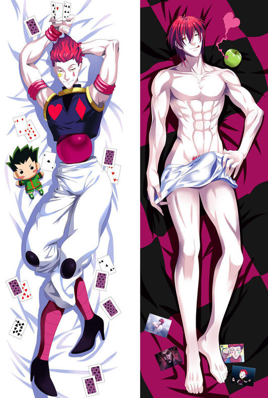 Oreiller de corps Dakimakura Hisoka Morow de Hunterpedia