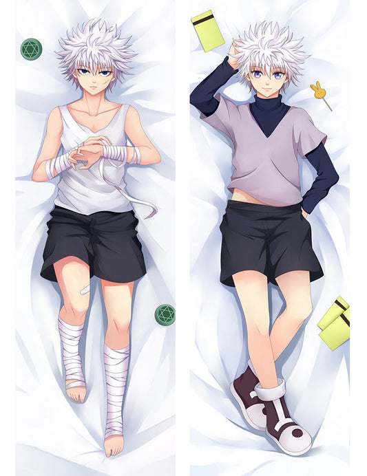 Boutique de coussins pour le corps Hunterpedia Killua Zoldyck Anime