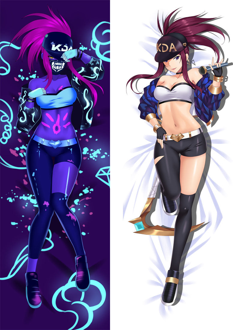 LOL League of Legends Akali Anime Body Pillow