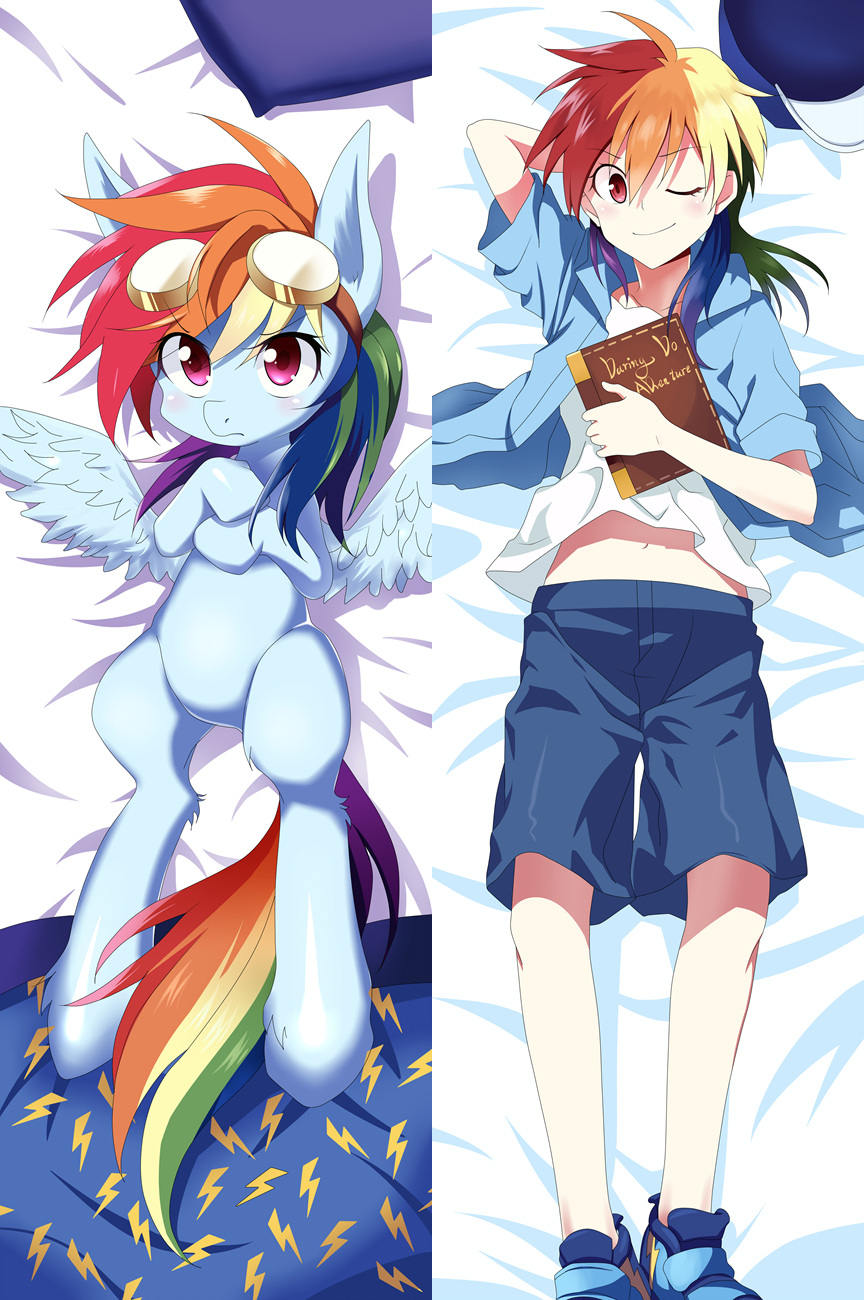 My Little Pony(MLP) - Rainbow Dash Body Pillow Dakimakura 