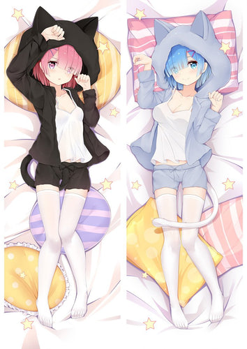 RAM & REM -  Anime Body Pillow 