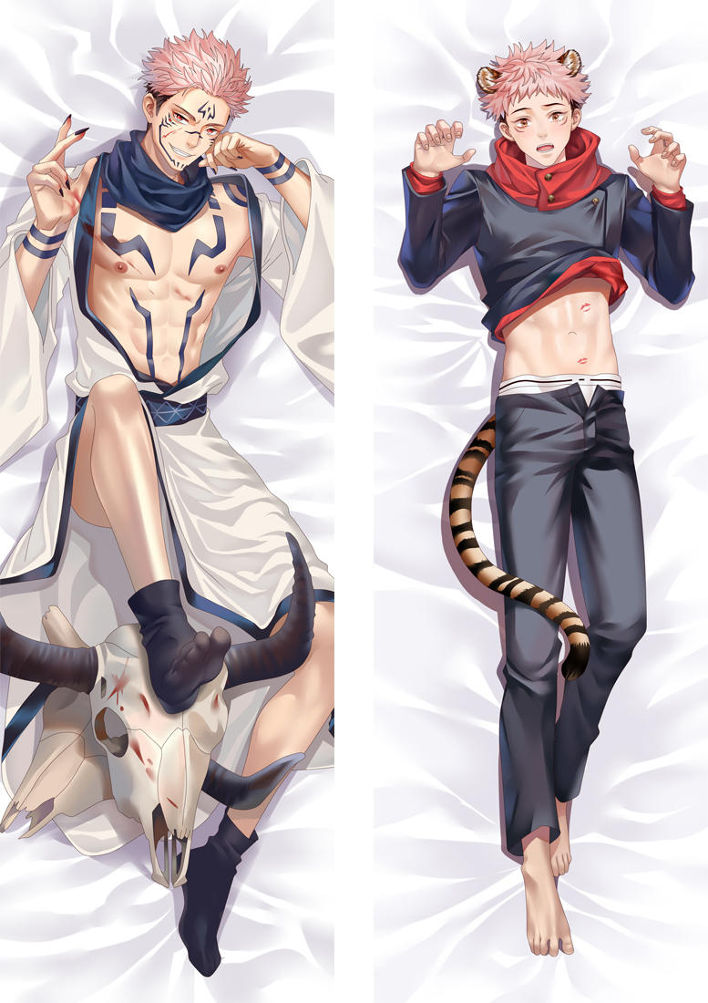 Ryomen Sukuna & Yuji Itadori - Boyfriend Body Pillow Pillows 