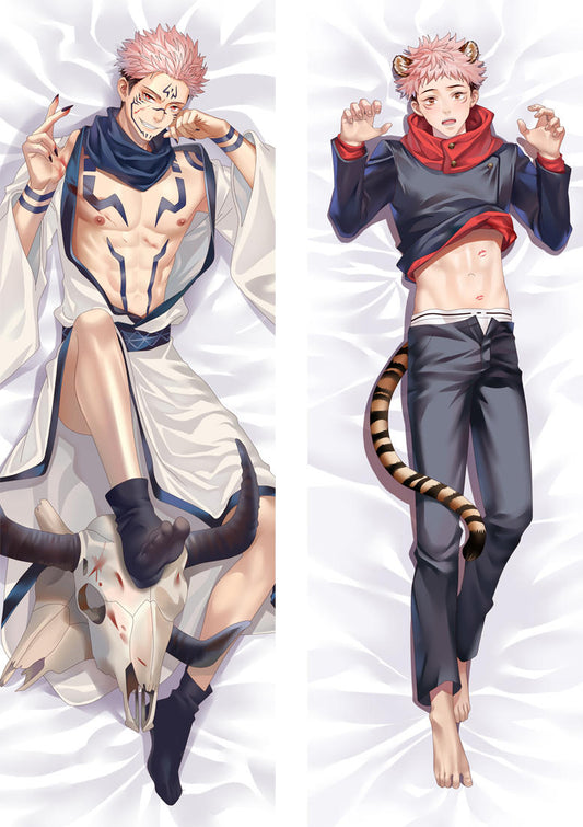 Ryomen Sukuna & Yuji Itadori - Boyfriend Body Pillow Pillows 